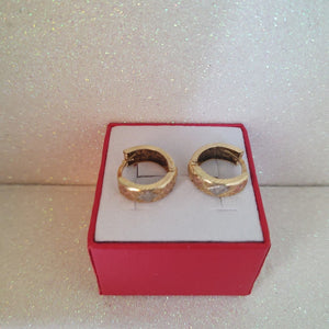ARRACADAS PAR ORO 14 K 2 GRMS (SEMINUEVO)