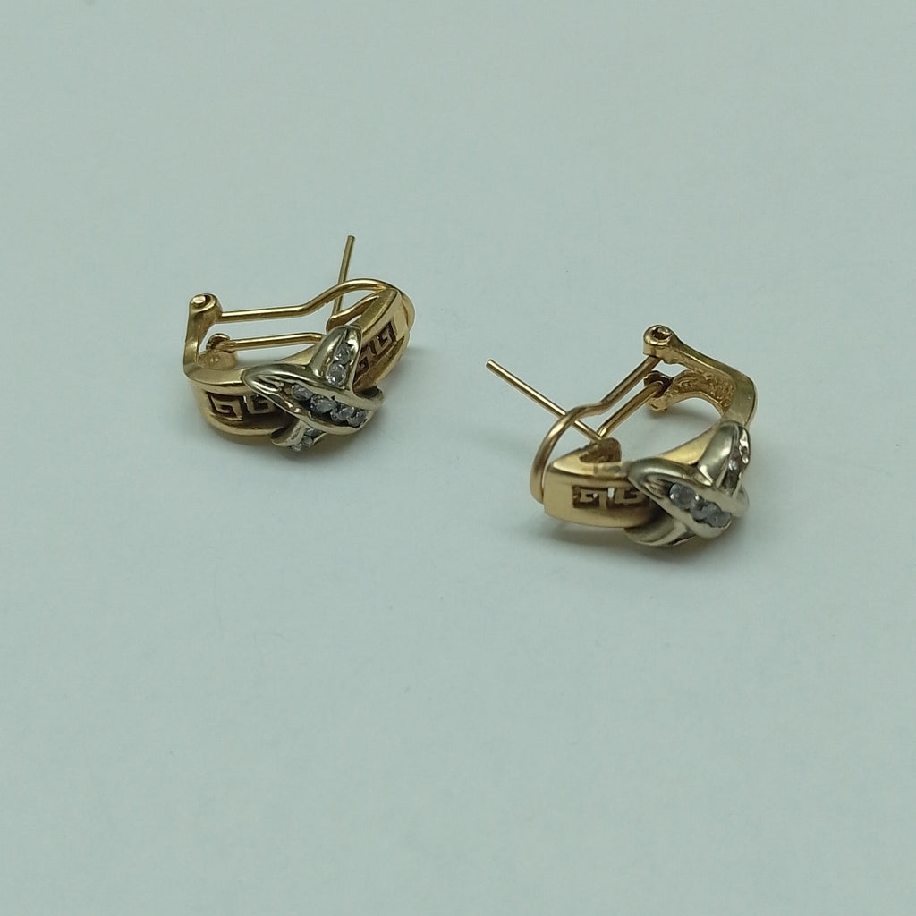 ARETES PAR ORO 14 K 6.6 GRMS (SEMINUEVO)