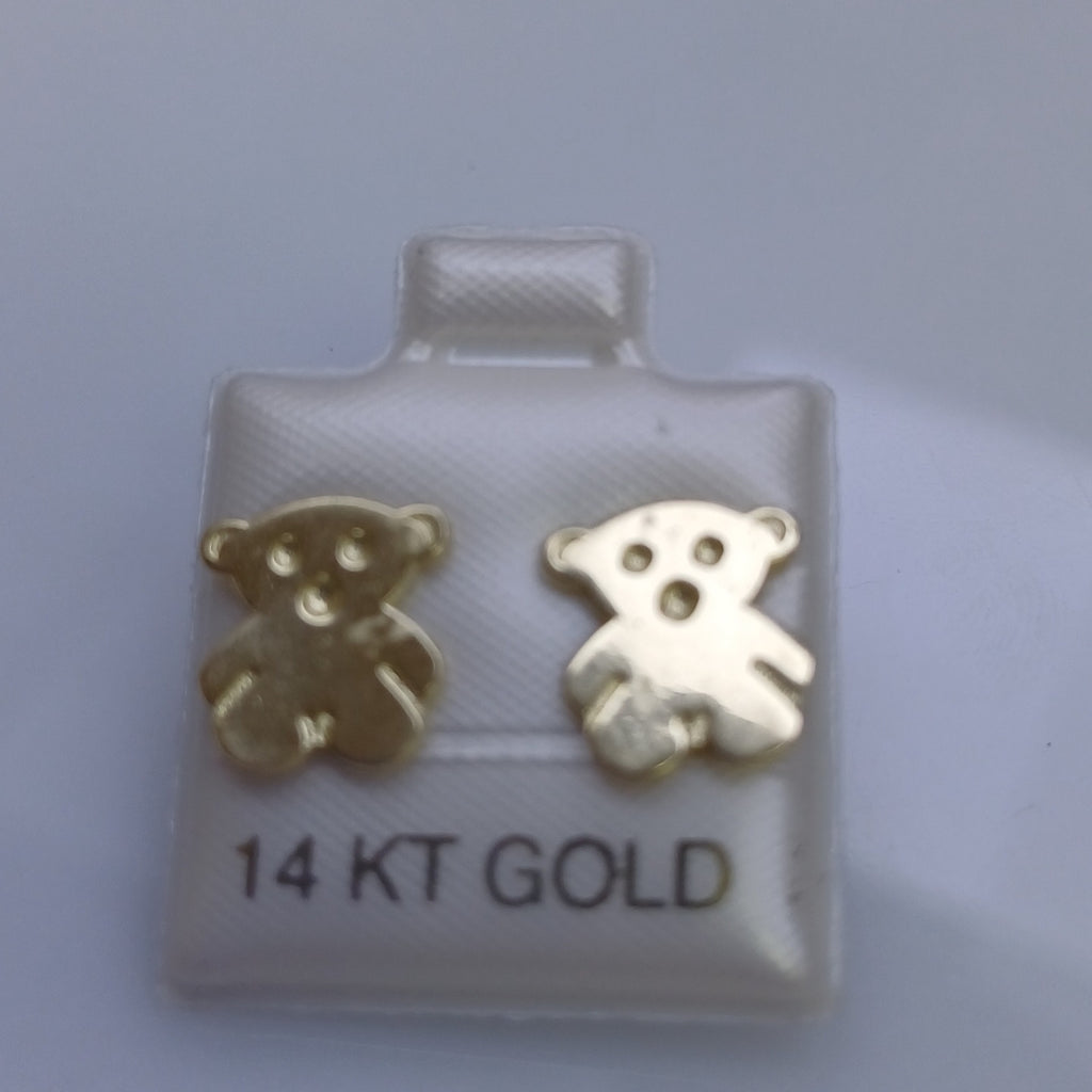 BROQUELES ORO 14K 1.5 (NUEVO)
