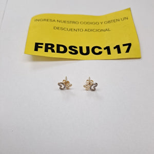 BROQUELES ORO 14K 1.2 (NUEVO)