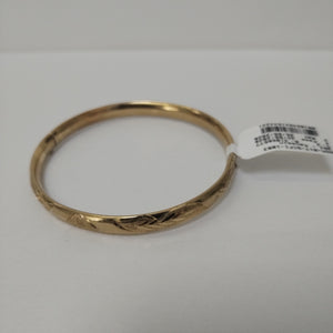 PULSERA RIGIDA ORO 14 K 8.5 GRMS (SEMINUEVO)