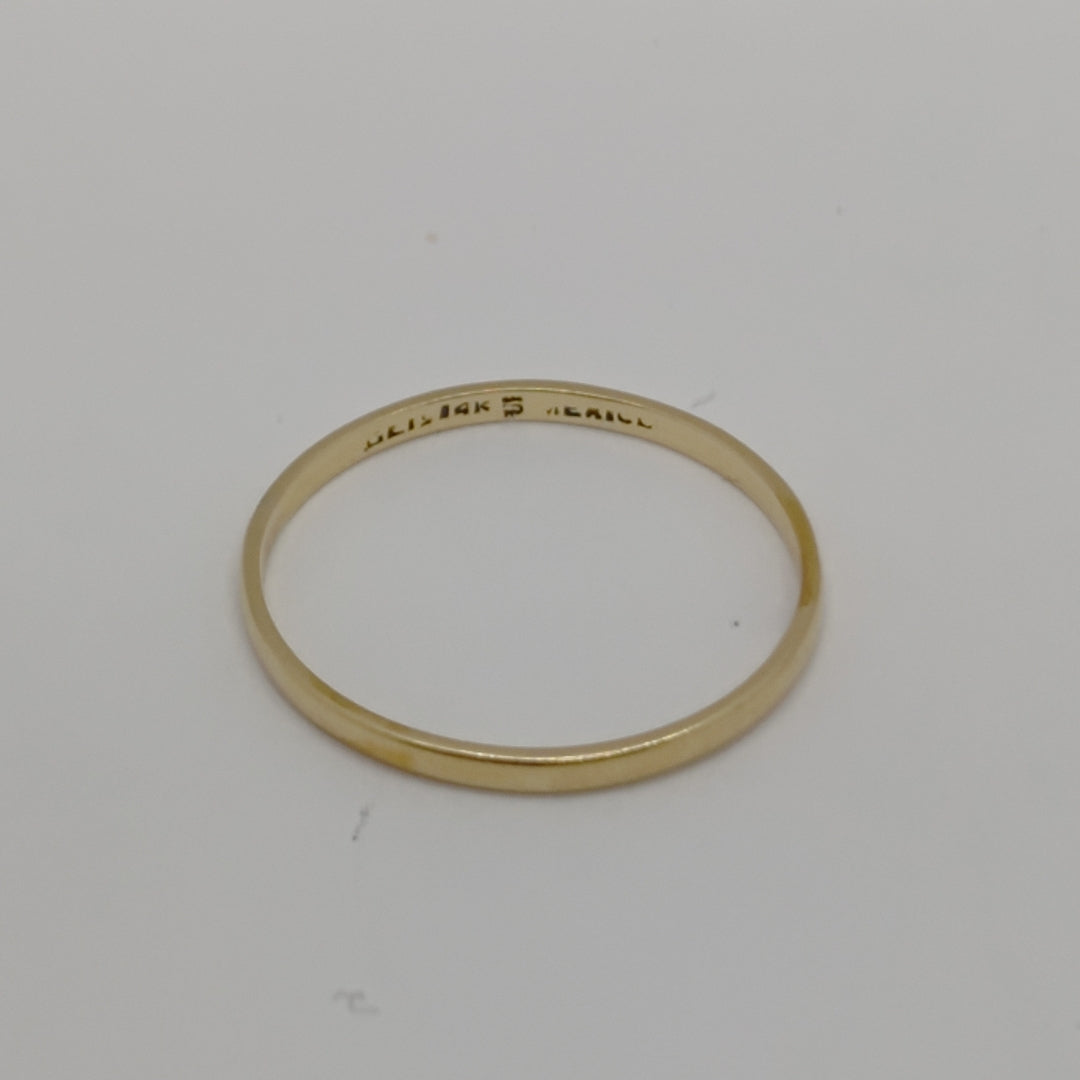 ARGOLLA ORO 14 K 0.8 GRMS (SEMINUEVO)