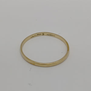 ARGOLLA ORO 14 K 0.8 GRMS (SEMINUEVO)