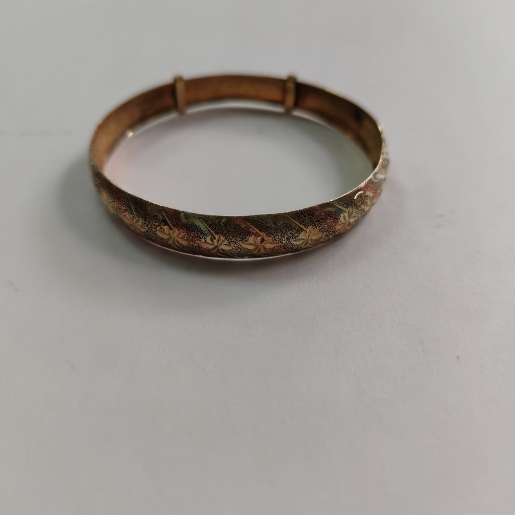 PULSERA RIGIDA ORO 10 K 8,70 GRMS (SEMINUEVO)