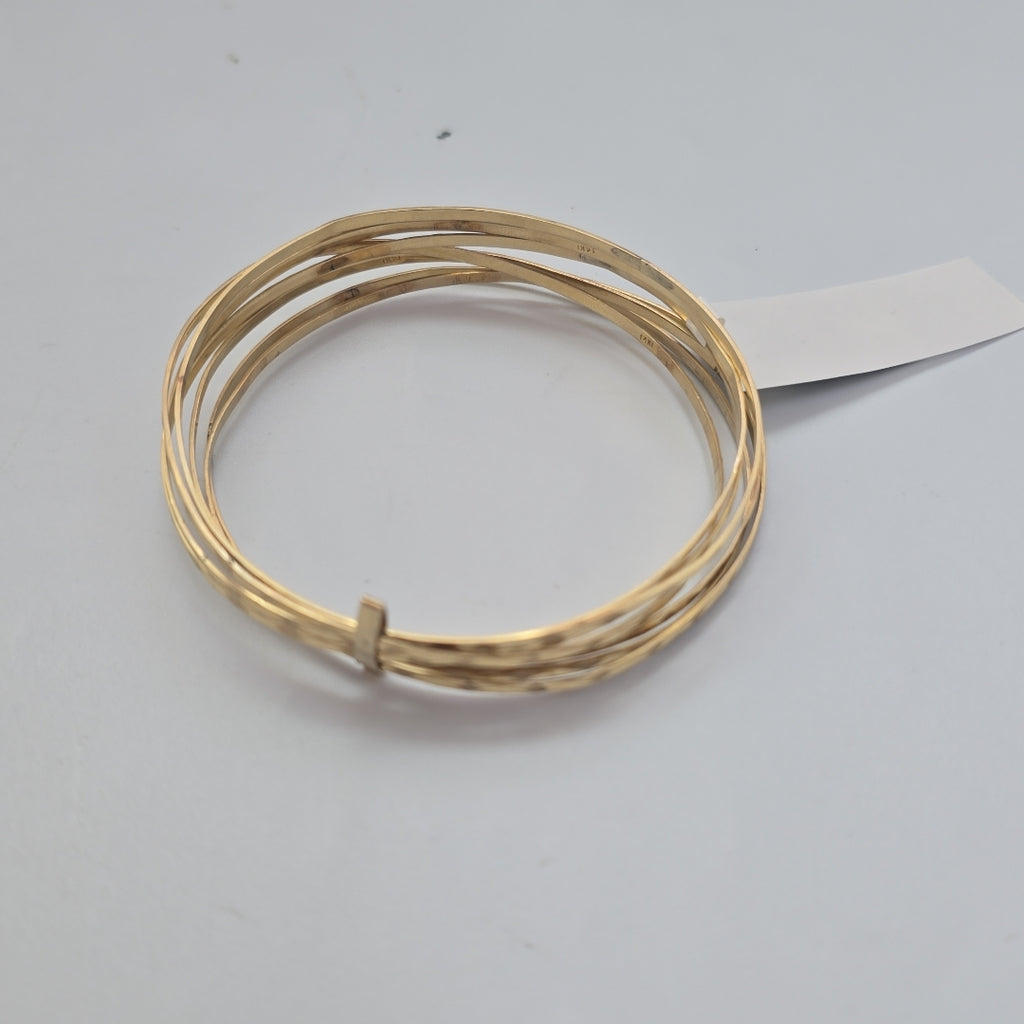 SEMANARIO DE PULSERAS ORO 14 K 20.2 GRMS (SEMINUEVO)