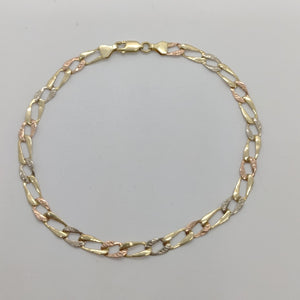 PULSERA ORO COMBINADO 10 K 2,60 GRMS (SEMINUEVO)