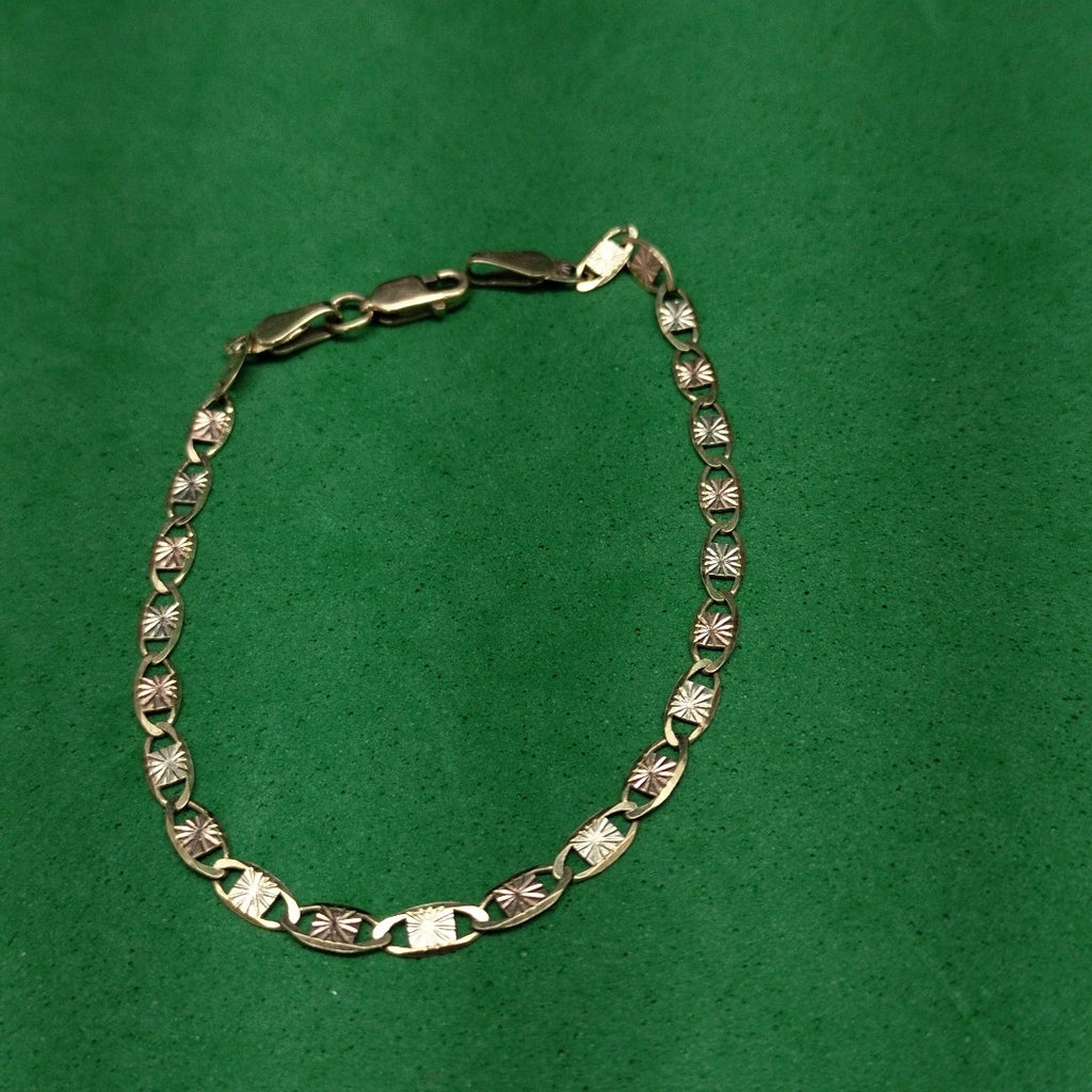 PULSERA ORO COMBINADO 10 K 2,50 GRMS (SEMINUEVO)