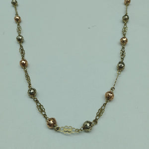 CADENA ORO, ORO COMBINADO 10 K 14.5 GRMS (SEMINUEVO)