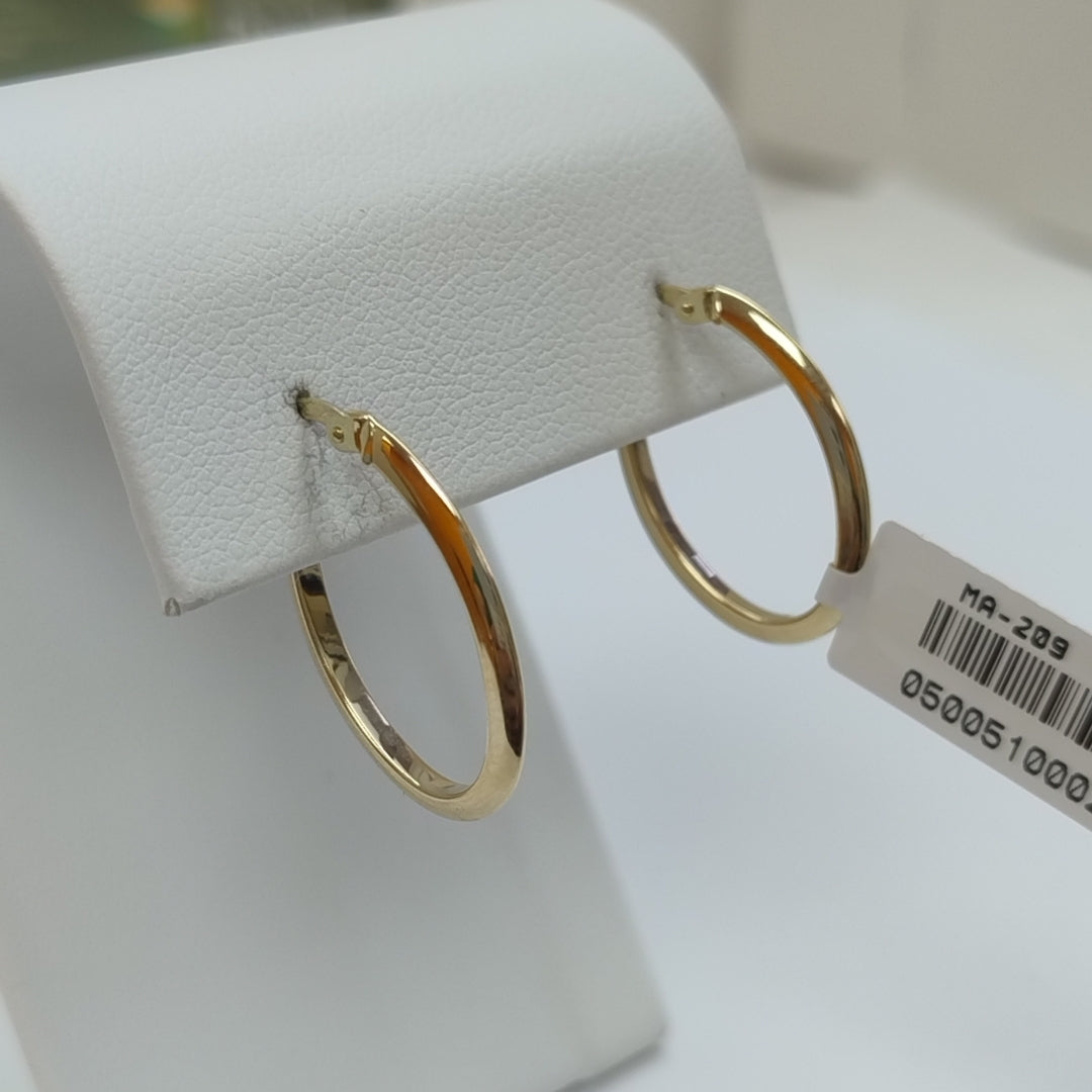 ARRACADAS ORO 14K 1.4 (NUEVO)