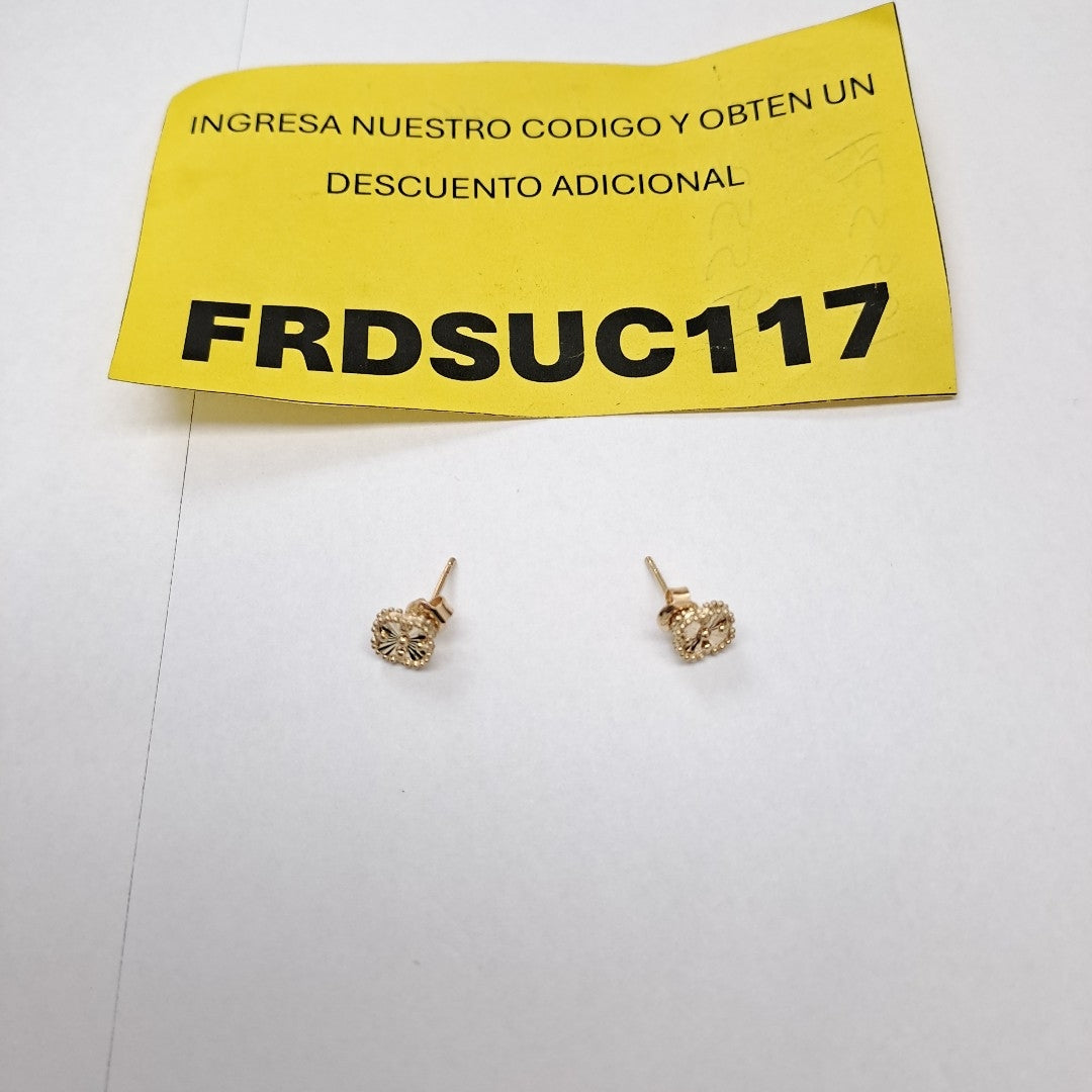 BROQUELES ORO 14K 1.6 (NUEVO)