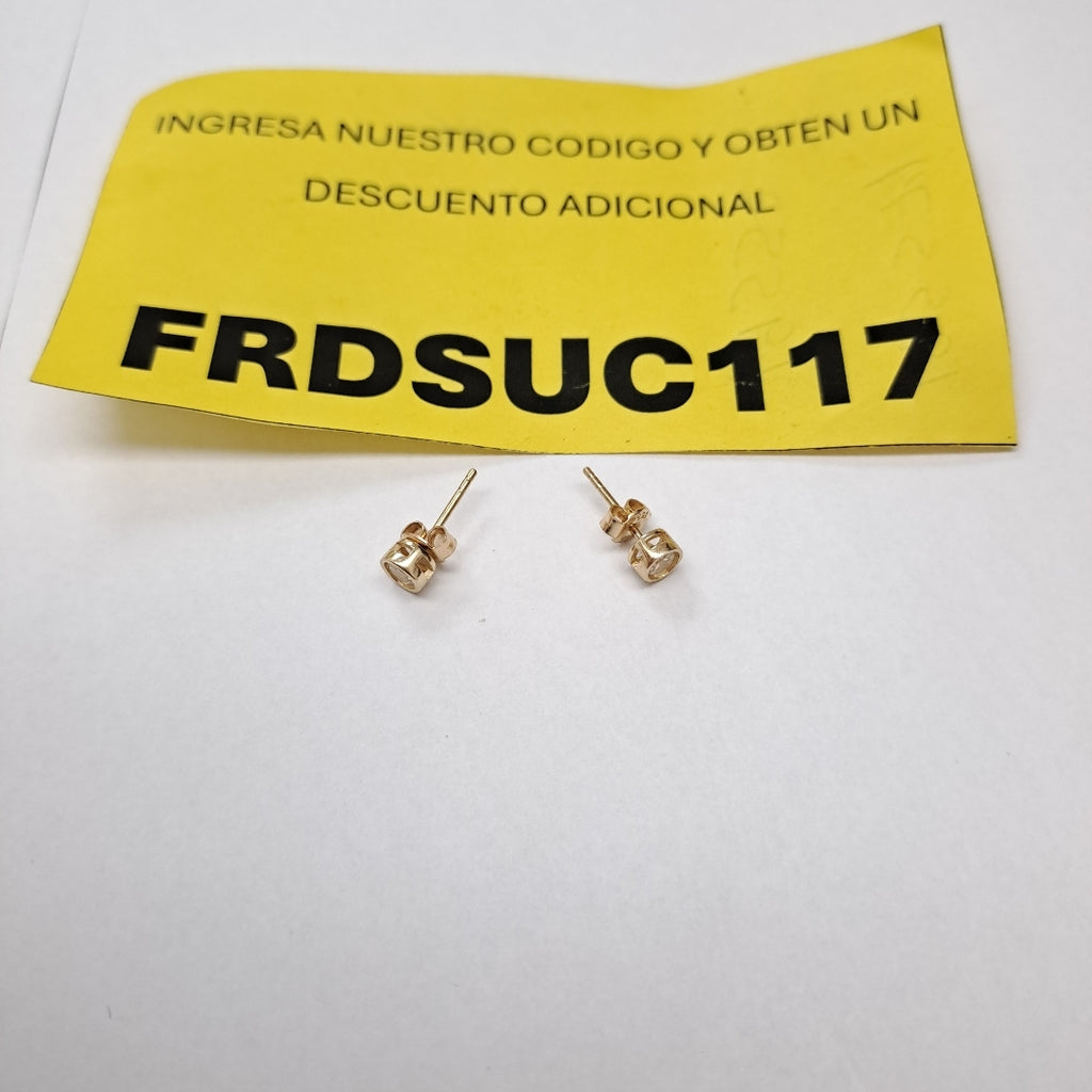 BROQUELES ORO 14K 1.2 (NUEVO)