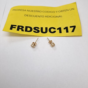 BROQUELES ORO 14K 1.2 (NUEVO)