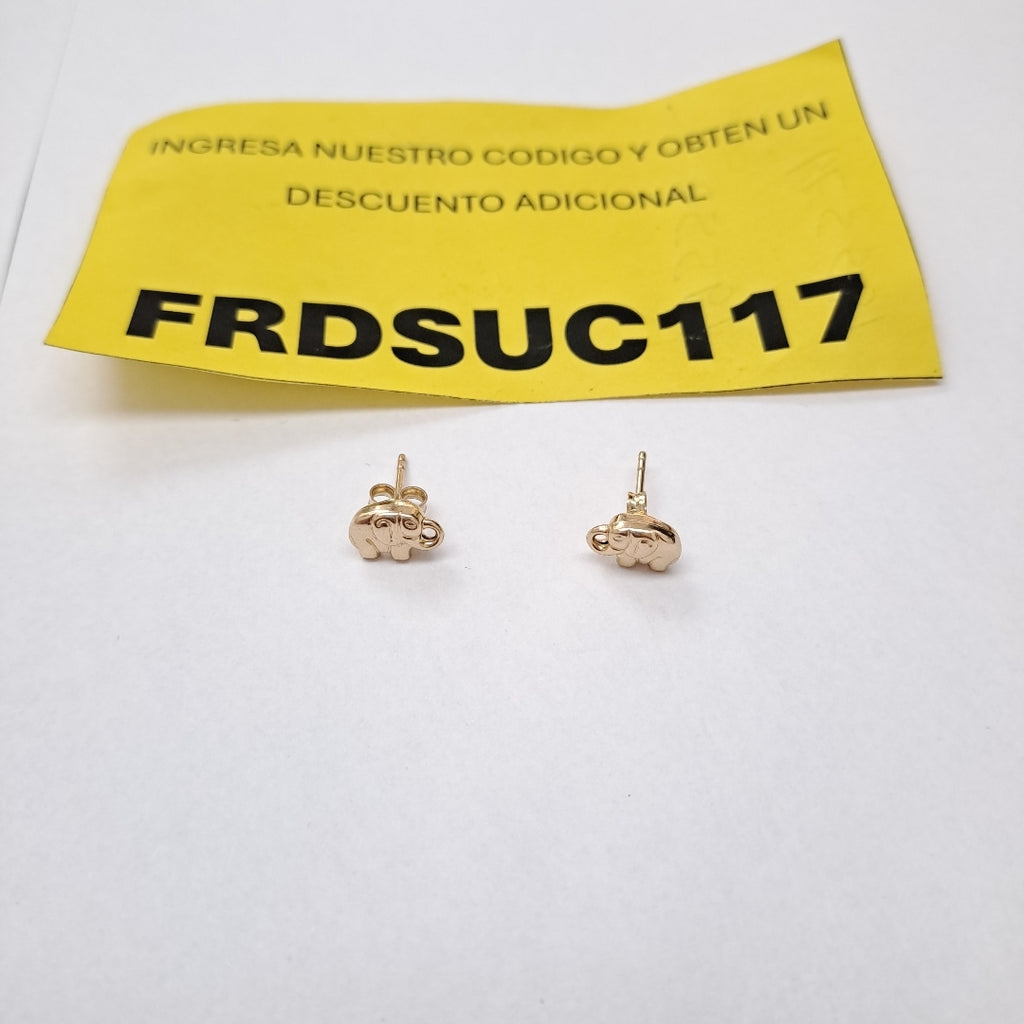 BROQUELES ORO 14K 1.1 (NUEVO)