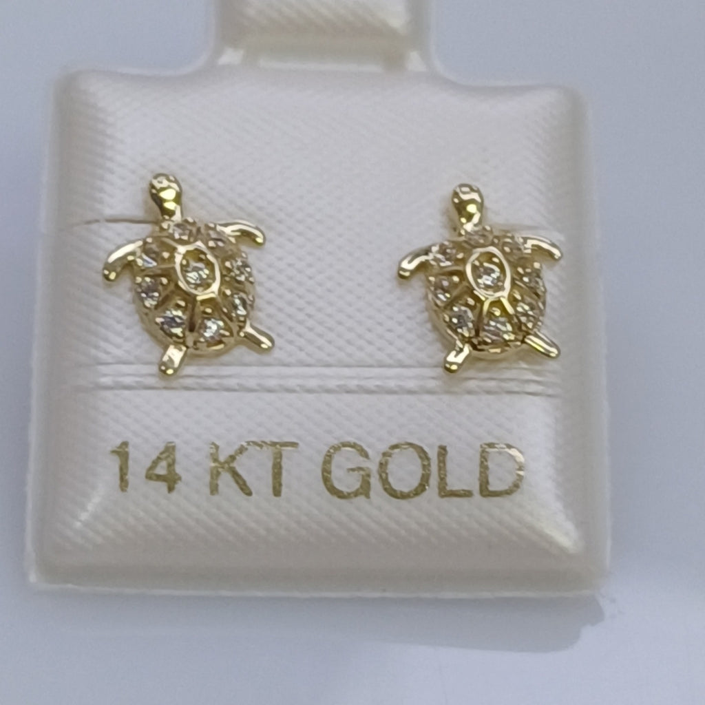 BROQUELES ORO 14K 1.2 (NUEVO)