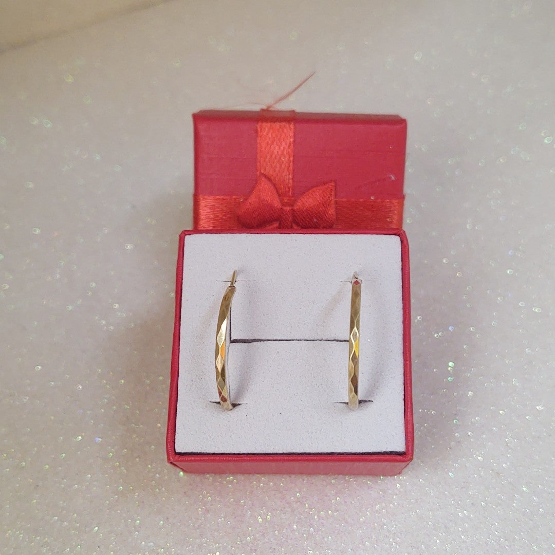 ARRACADAS PAR ORO 14 K 1.2 GRMS (SEMINUEVO)