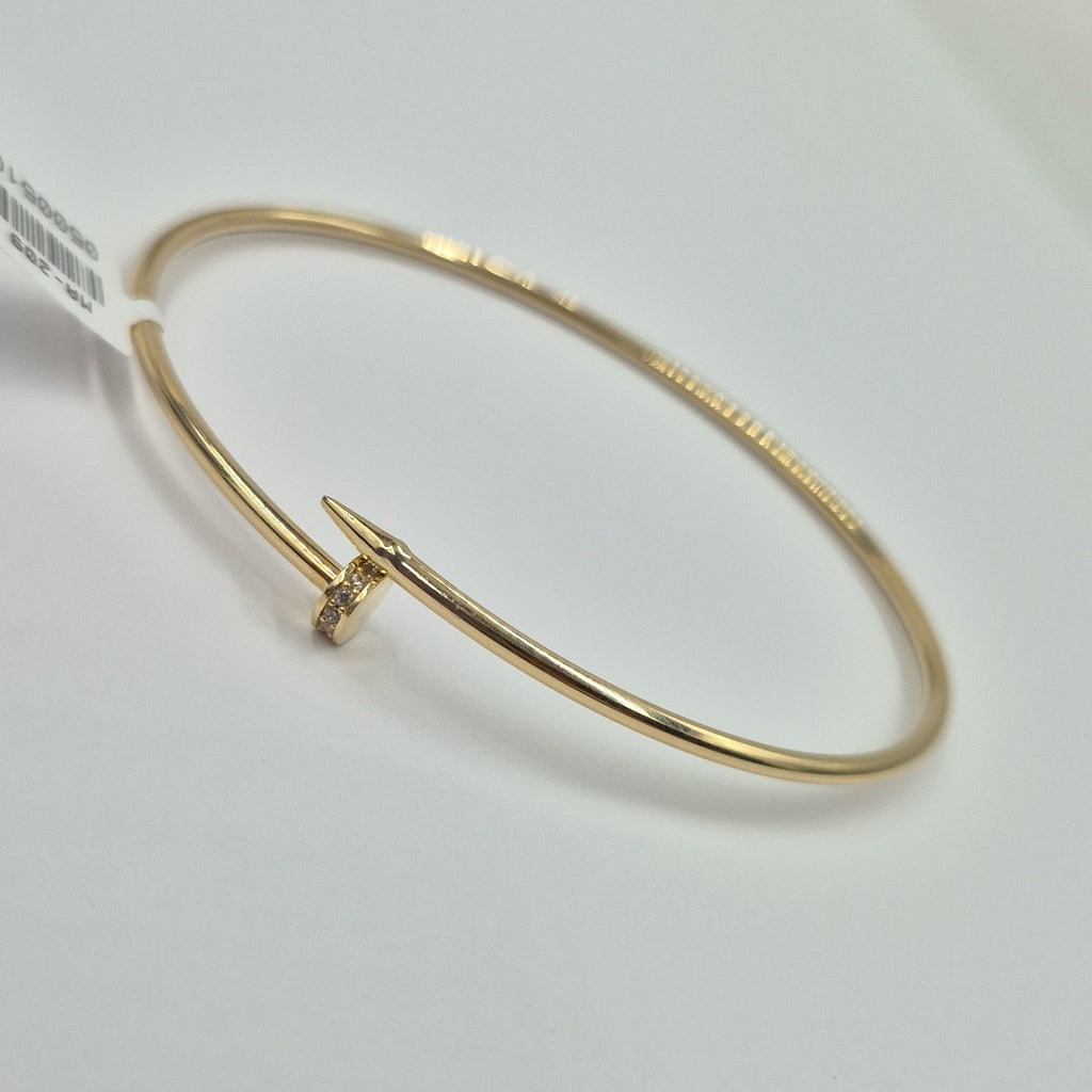 PULSERA CLAVO ORO 14K 2.8 (NUEVO)