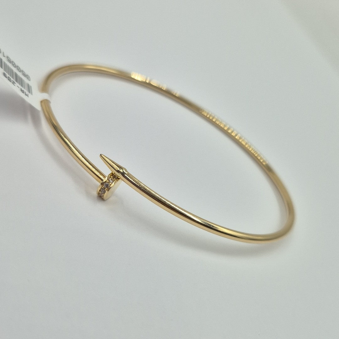 PULSERA CLAVO ORO 14K 2.8 (NUEVO)