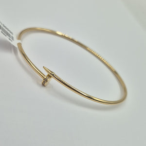 PULSERA CLAVO ORO 14K 2.8 (NUEVO)