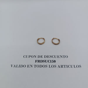 ARETES PAR ORO 10 K 1.1 GRMS (SEMINUEVO)