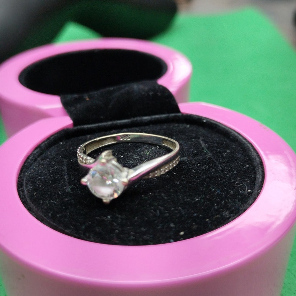 ANILLITO ORO, ORO BLANCO 14 K 2.2 GRMS (SEMINUEVO)
