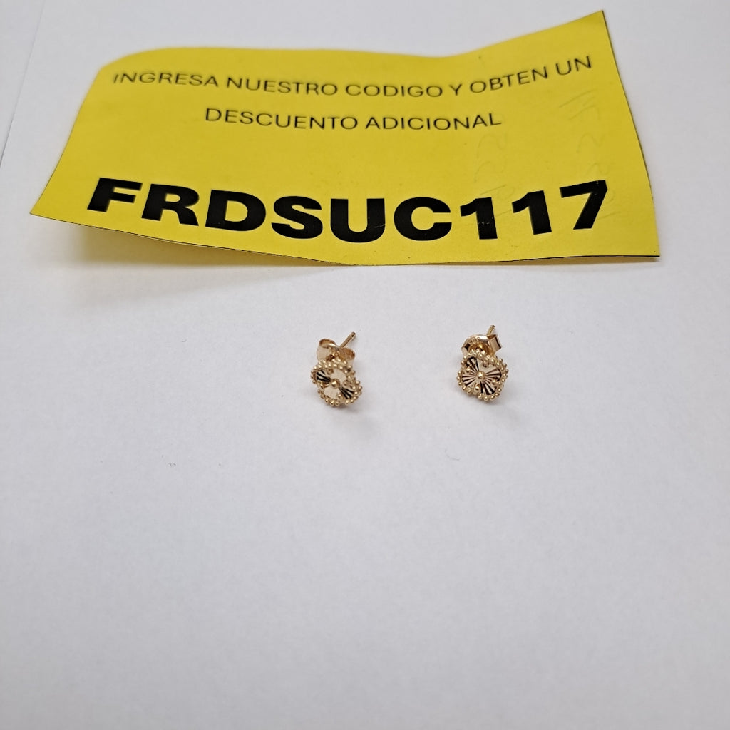 BROQUELES ORO 14K 1.6 (NUEVO)
