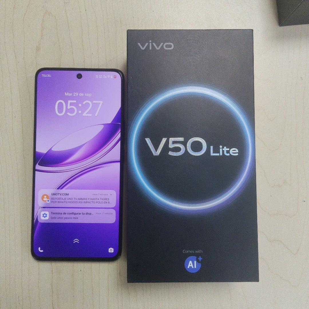 CELULAR VIVO V50 LITE V2441 (2025) 256 GB 8 GB RAM (SEMINUEVO)