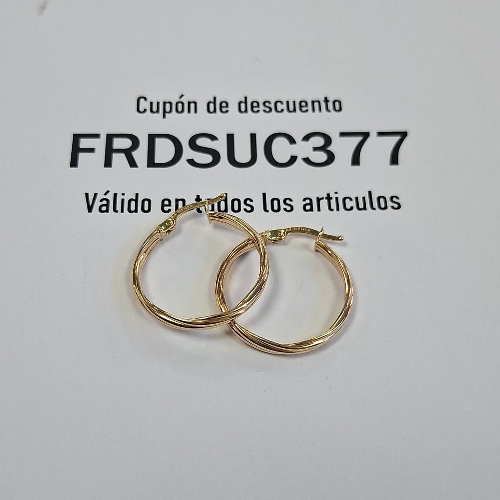 ARRACADAS ORO 14K 2.6 (NUEVO)