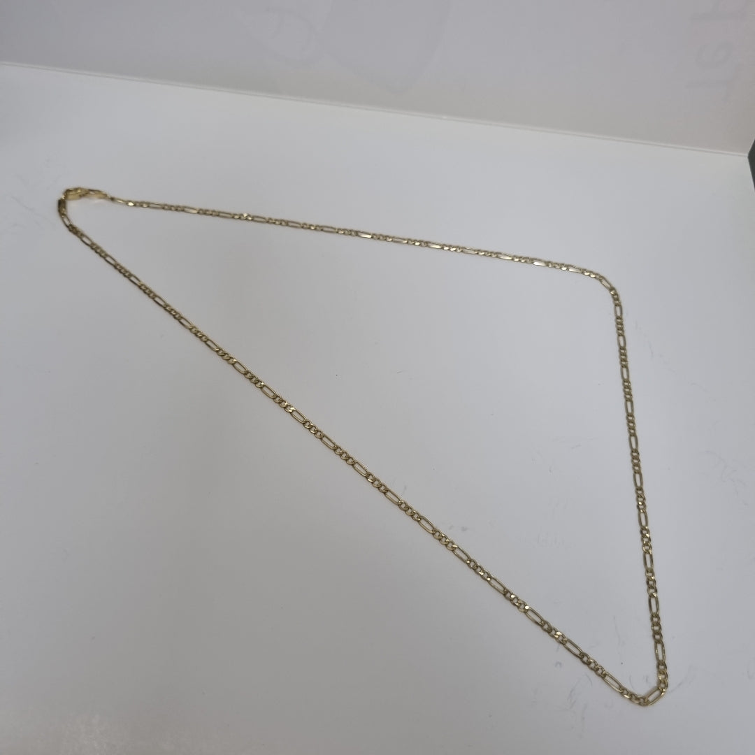 CADENA TEJIDO 3X1 14K 55 CM 5.2 GR (NUEVO)