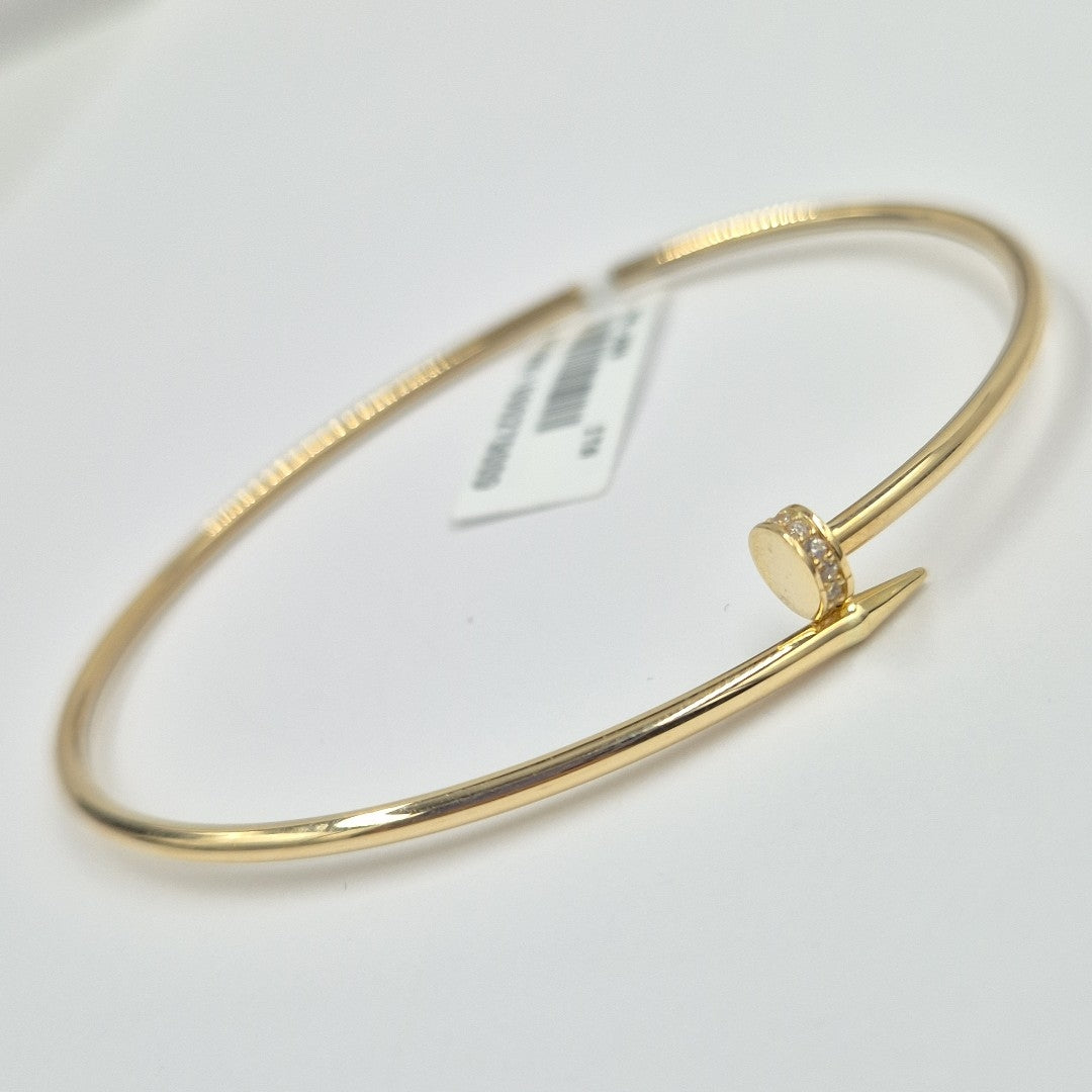 PULSERA CLAVO ORO 14K 2.8 (NUEVO)