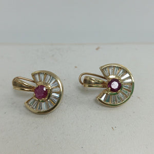 ARETES PAR ORO 10 K 4.4 GRMS (SEMINUEVO)