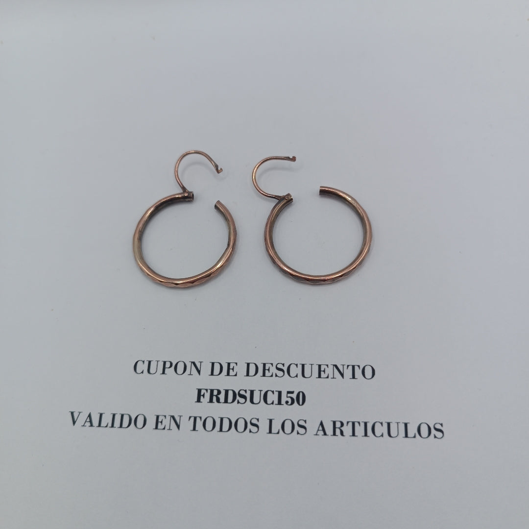 ARETES PAR ORO 8 K 3.3 GRMS (SEMINUEVO)