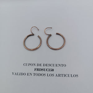 ARETES PAR ORO 8 K 3.3 GRMS (SEMINUEVO)