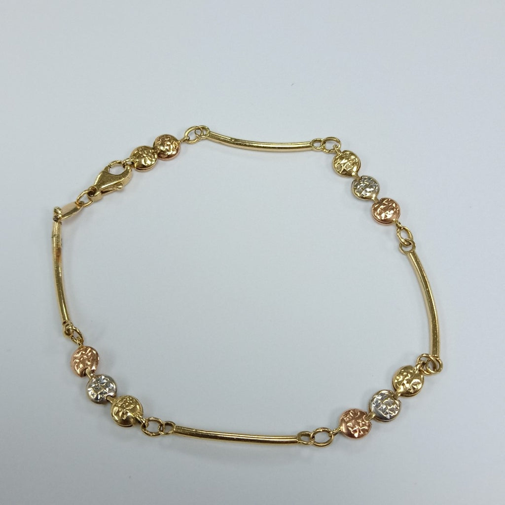PULSERA ORO,RODIADO 14 K 3,00 GRMS (SEMINUEVO)
