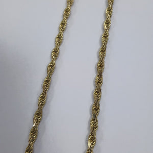 CADENA TORZAL 14K 55 CM 46.6 GR (NUEVO)