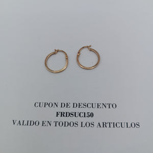 ARETES PAR ORO 10 K 1.1 GRMS (SEMINUEVO)