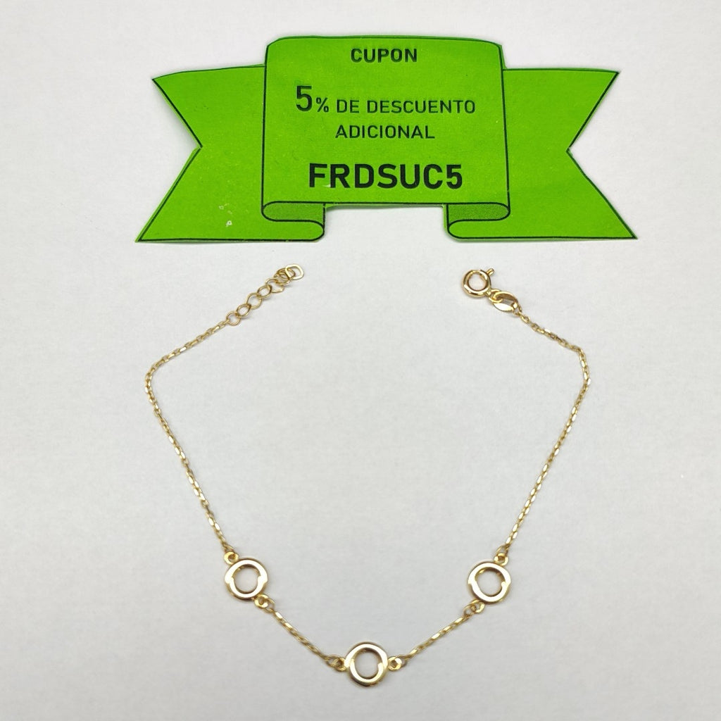 PULSERAS DAMA ORO 10K 1.1 (NUEVO)