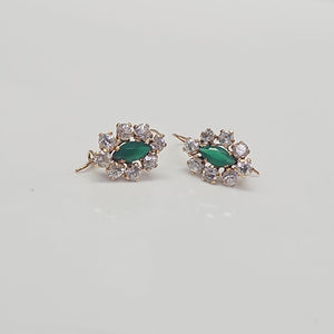 ARETES PAR ORO 14 K 1,20 GRMS (SEMINUEVO)