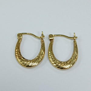 ARRACADAS PAR ORO 14 K 0.9 GRMS (SEMINUEVO)