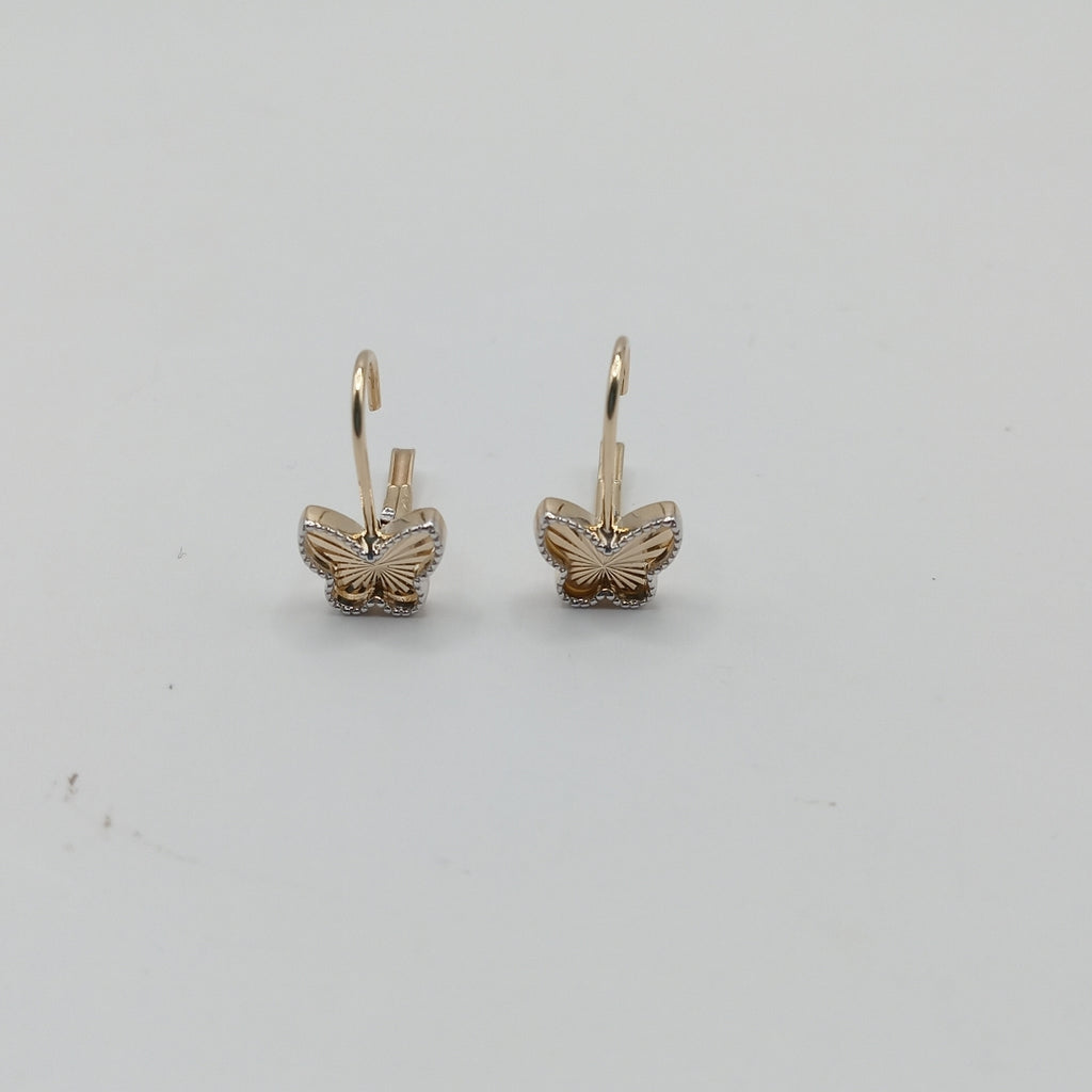 BROQUELES ORO 14K 1.8 (NUEVO)