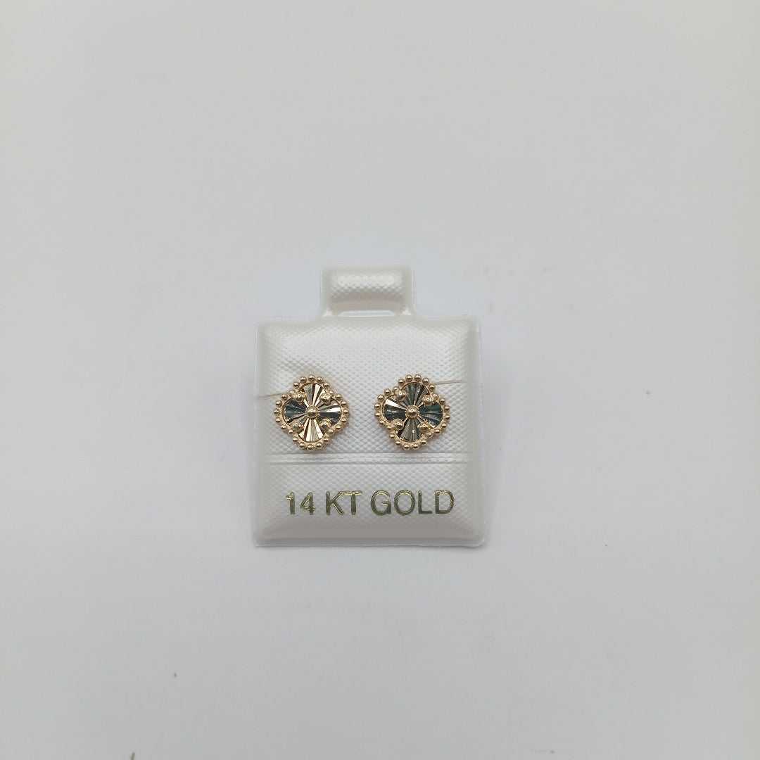 BROQUELES ORO 14K 1.5 (NUEVO)
