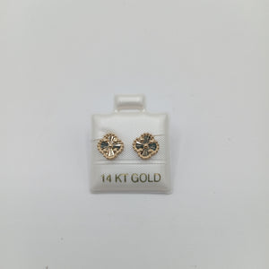 BROQUELES ORO 14K 1.5 (NUEVO)