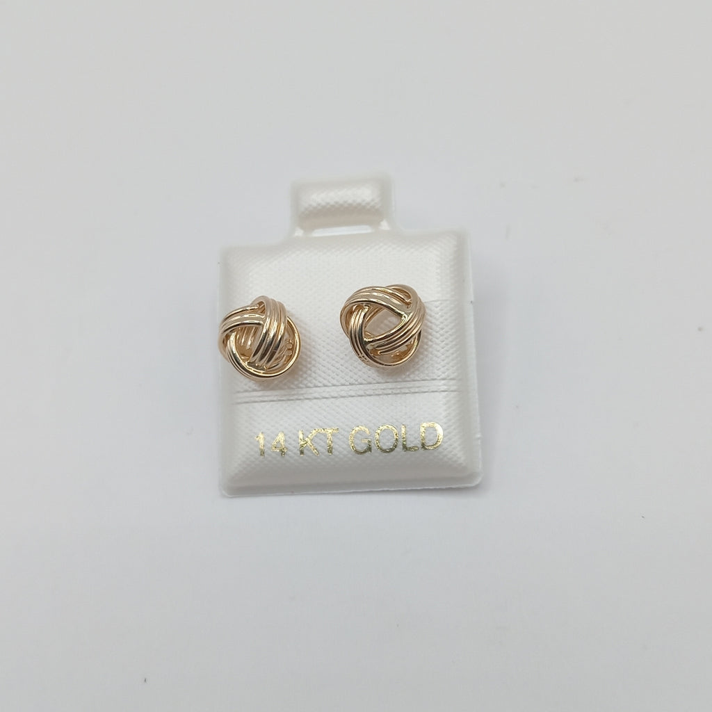 BROQUELES ORO 14K 1.8 (NUEVO)
