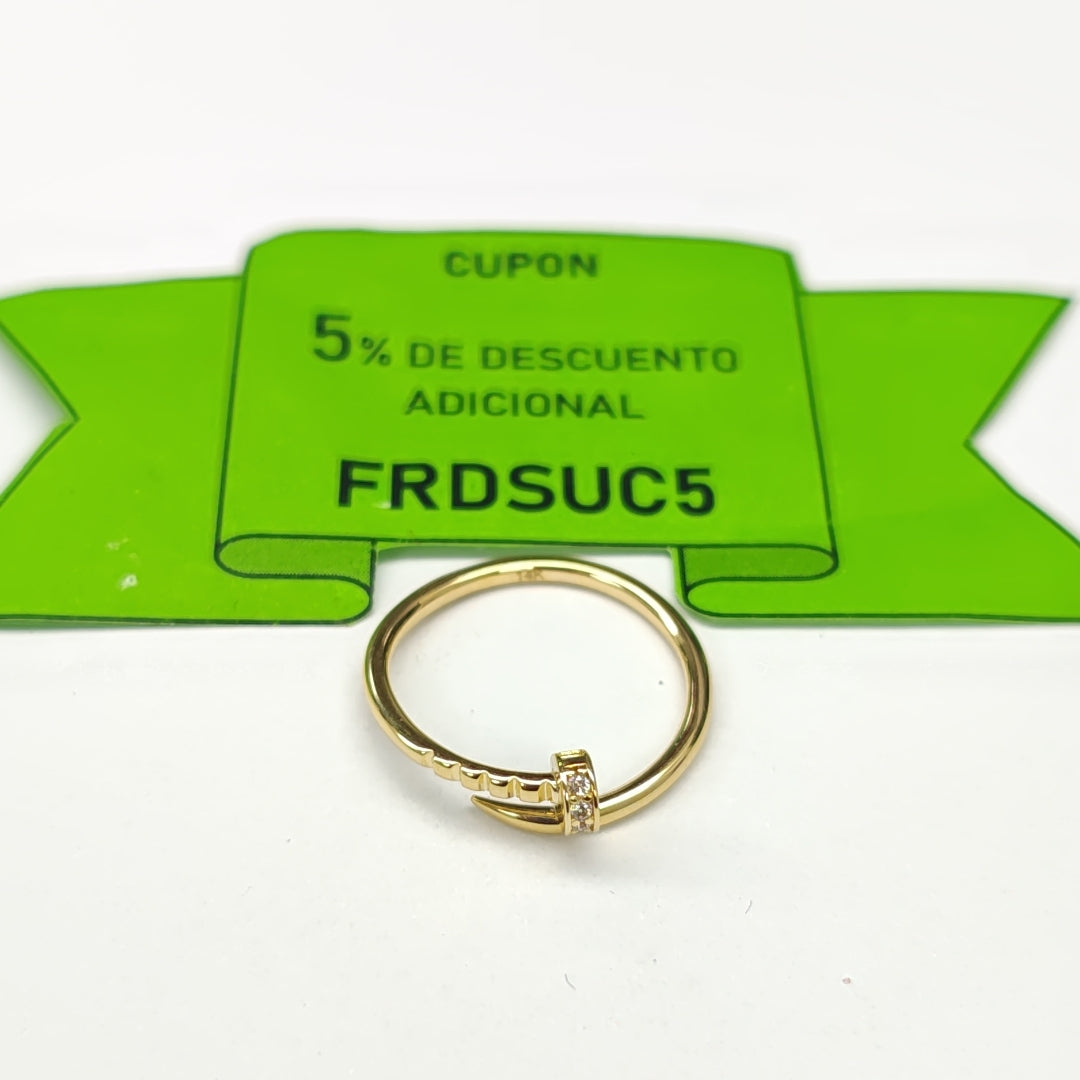 ANILLOS DAMA ORO 14K 2.6 (NUEVO)