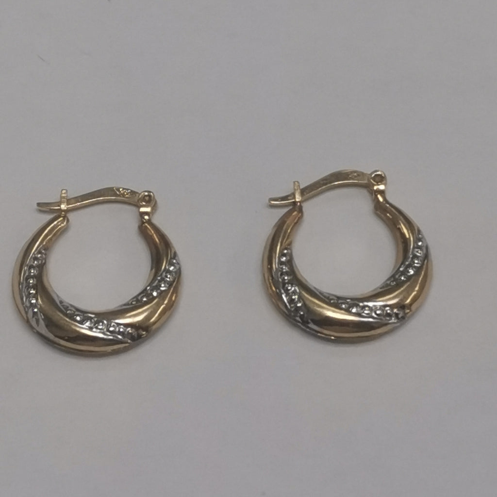 ARRACADAS PAR ORO 14 K 1.3 GRMS (SEMINUEVO)
