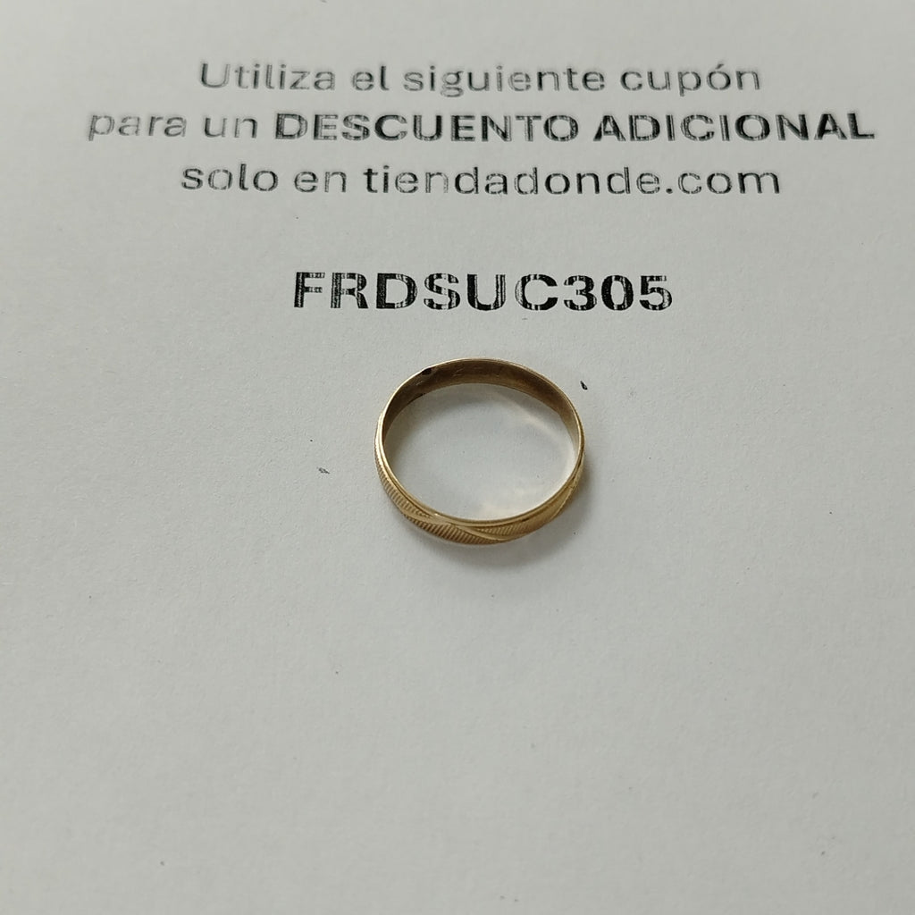 ARGOLLA ORO 10 K 1,40 GRMS (SEMINUEVO)