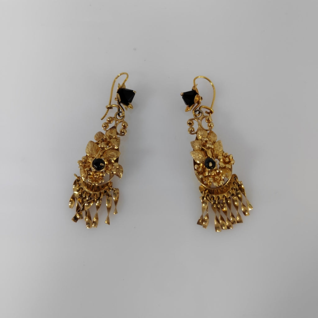 ARETES PAR ORO 14 K 9.4 GRMS (SEMINUEVO)