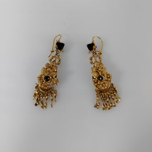 ARETES PAR ORO 14 K 9.4 GRMS (SEMINUEVO)