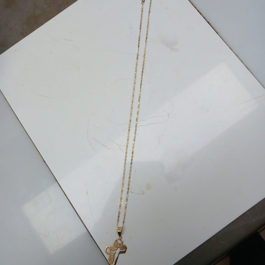 CADENA, DIJE ORO 10 K 2.9 GRMS (SEMINUEVO)