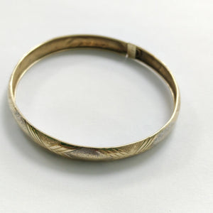 PULSERA RIGIDA ORO 14 K 6.5 GRMS (SEMINUEVO)