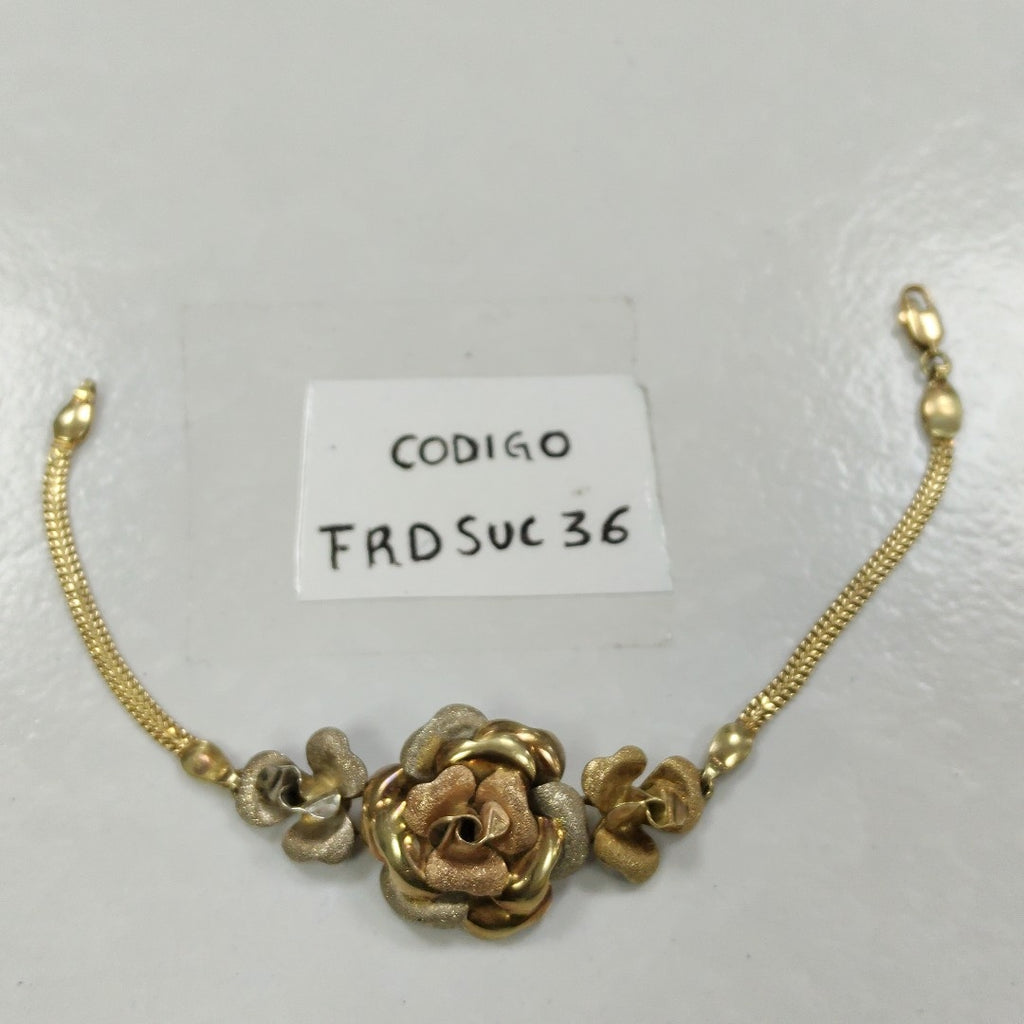 PULSERA ORO, ORO COMBINADO 14 K 9.5 GRMS (SEMINUEVO)